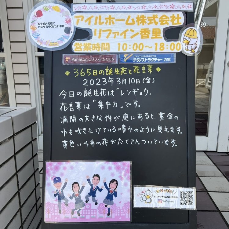 Today's signboard