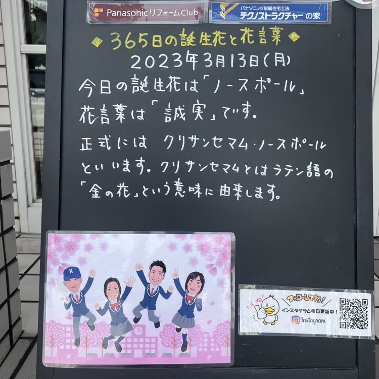 Today's signboard 